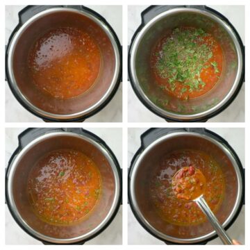 instant pot rajma masala with garam masala collage