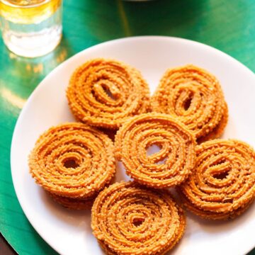 Chakli served on the plate