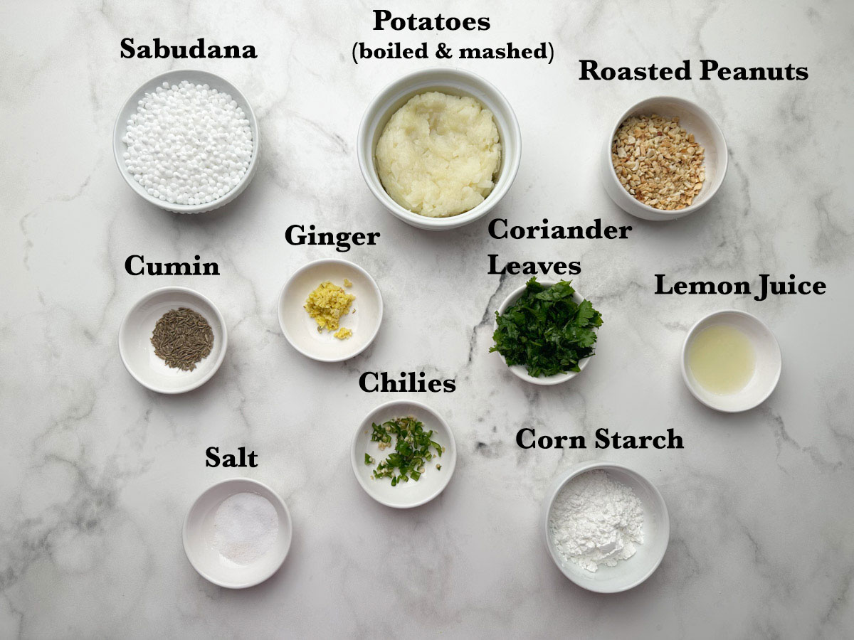 sabudana vada ingredients