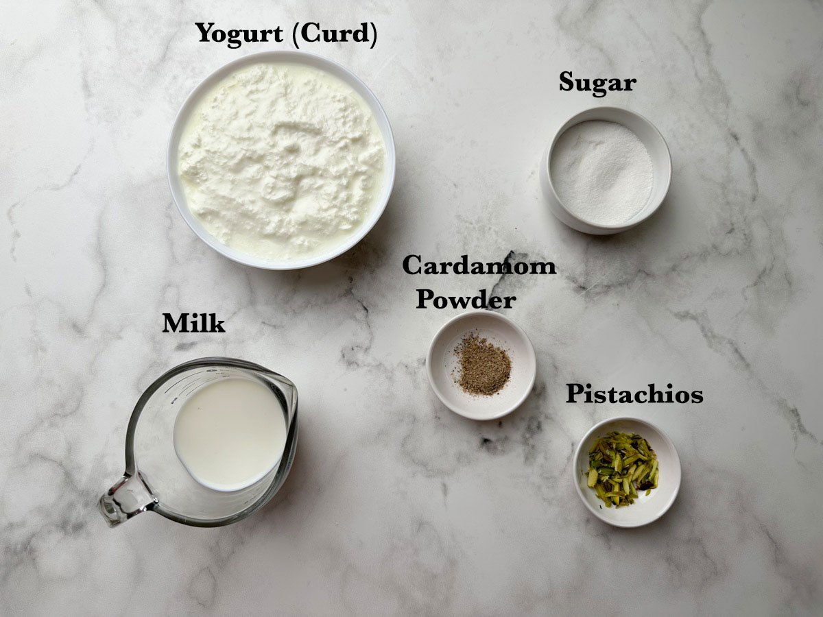 punjabi sweet lassi recipe ingredients