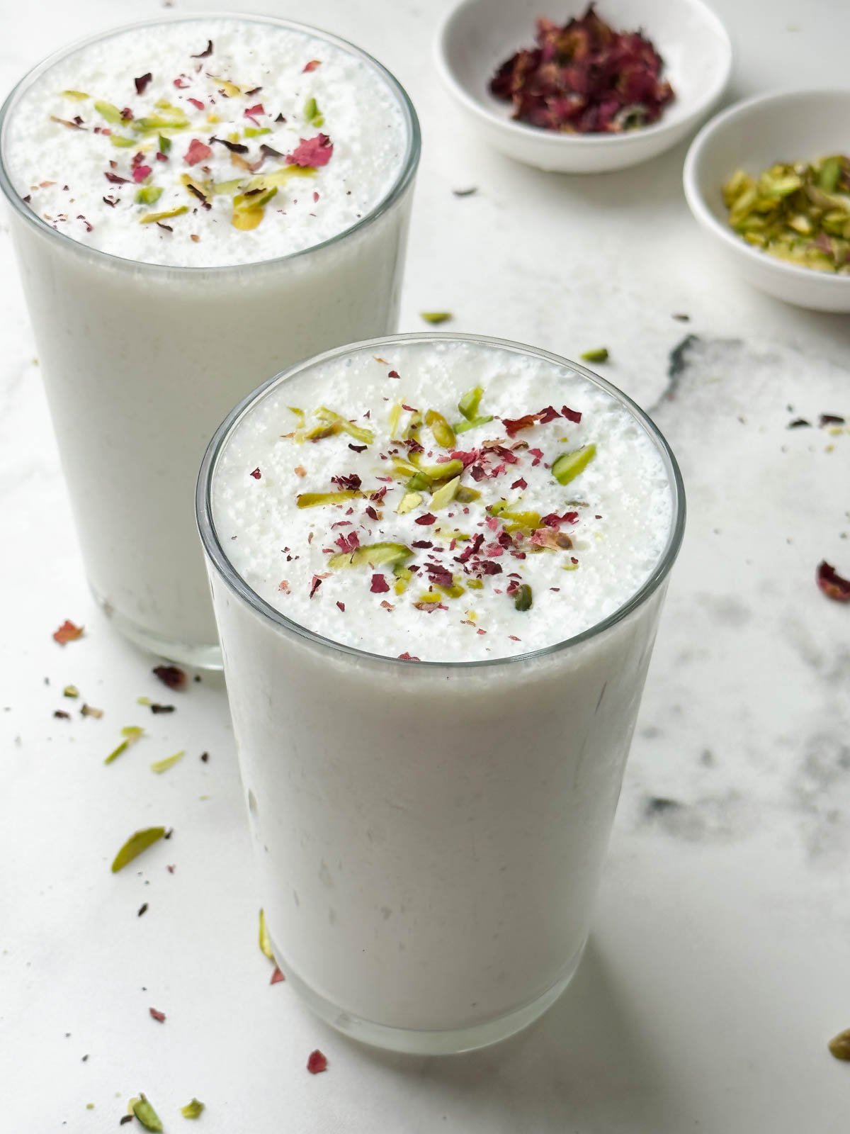 Sweet Lassi Recipe (Indian Yogurt Drink) - Indian Veggie Delight