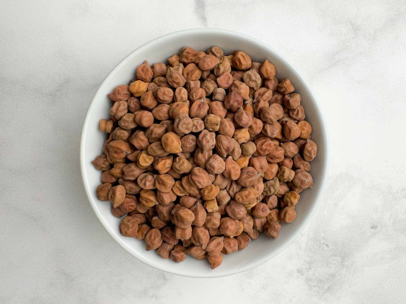 black chickpeas in a bowl