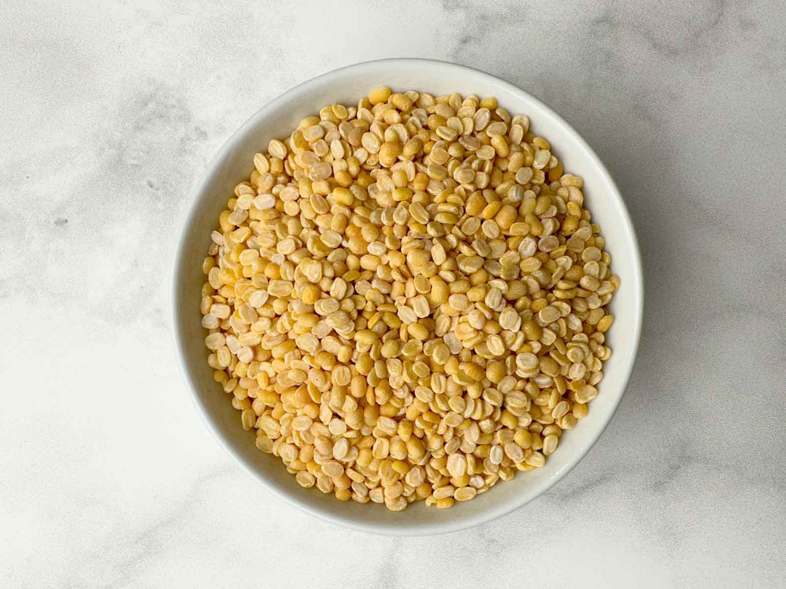 split moong dal in a bowl