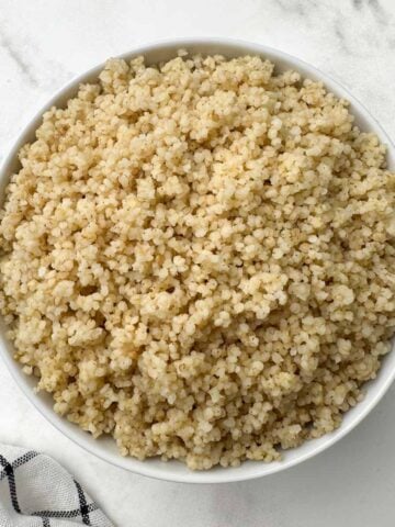 instant pot millets served in a bowl