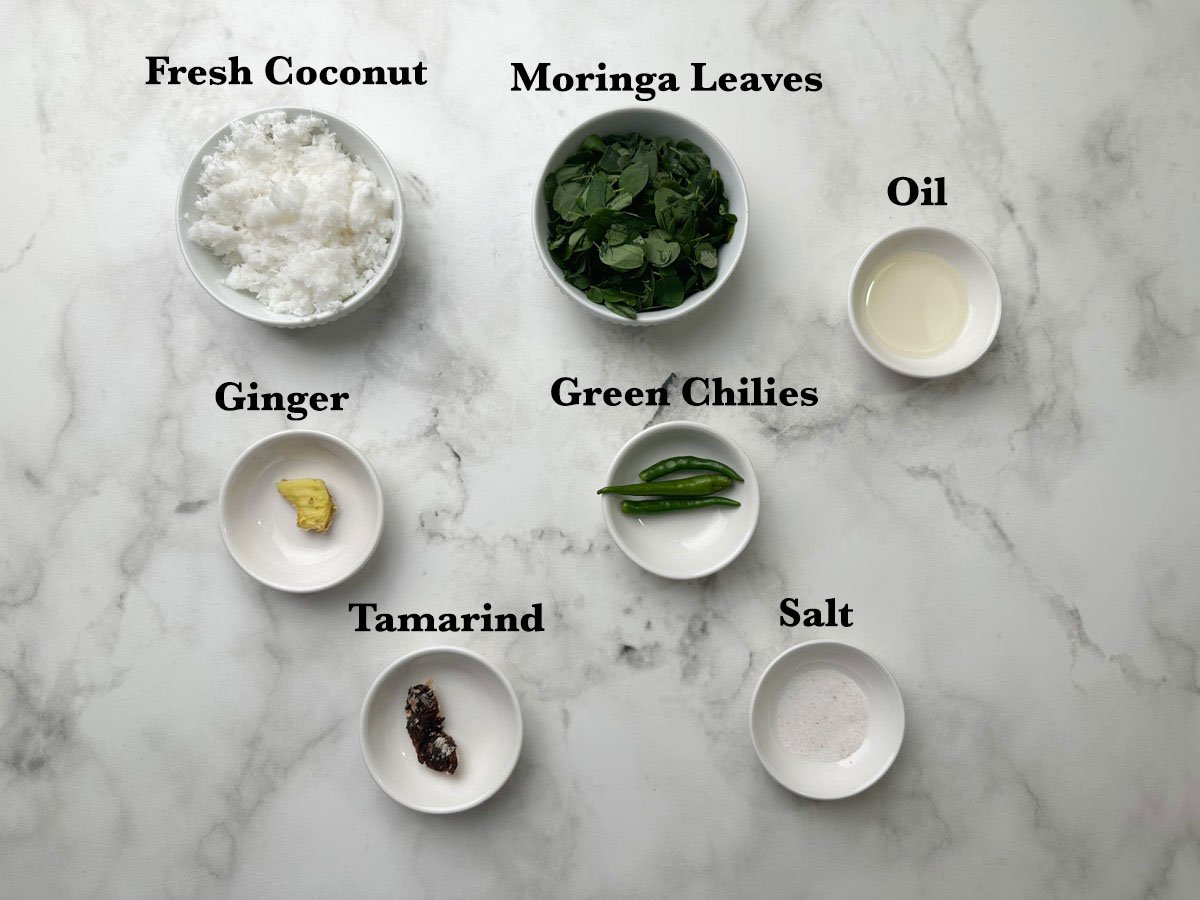 moringa chutney ingredients