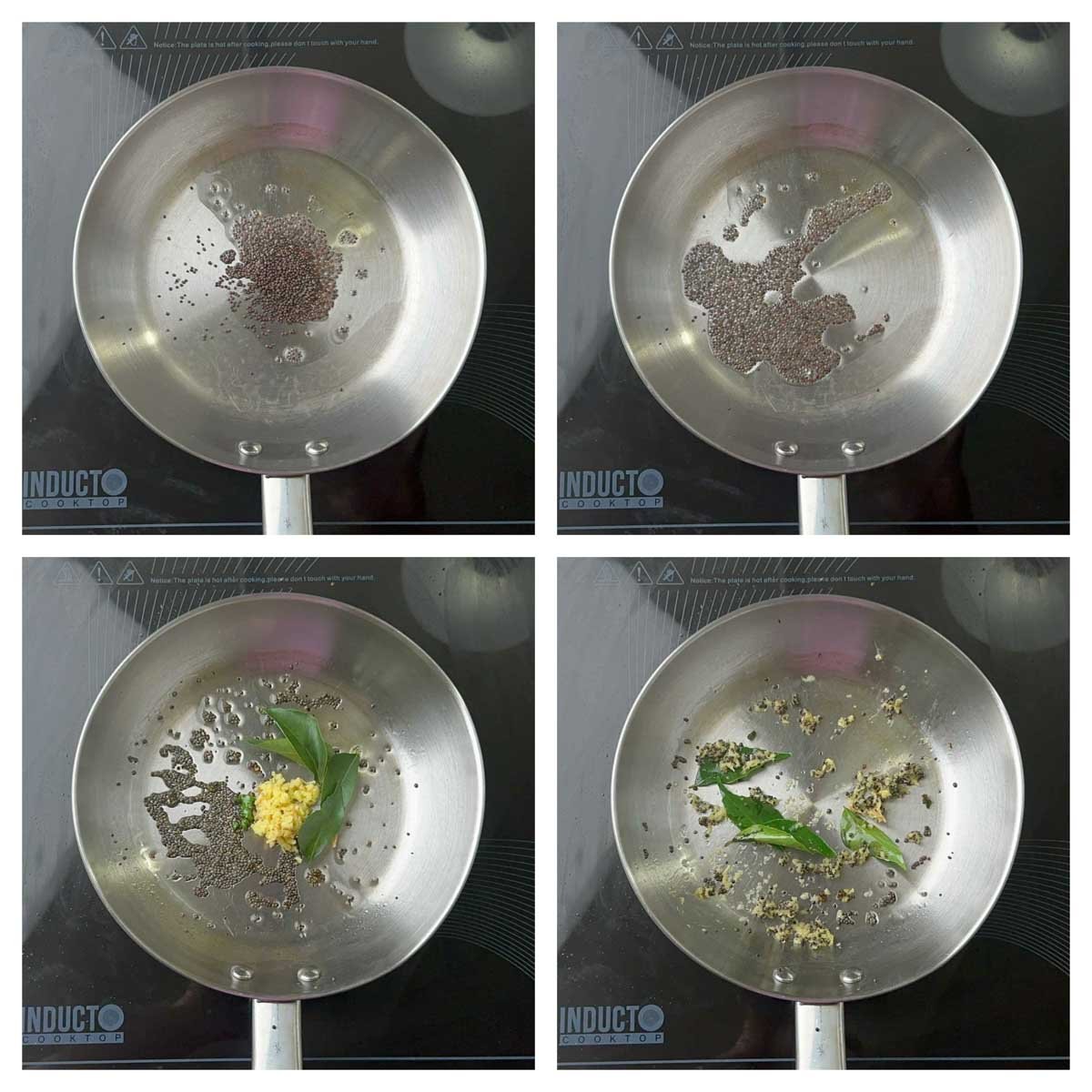 step to prepare the tempering collage