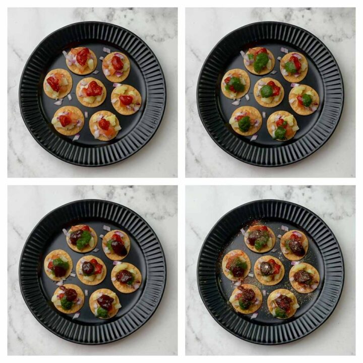 Sev Puri Recipe (Sev Batata Puri) - Indian Veggie Delight