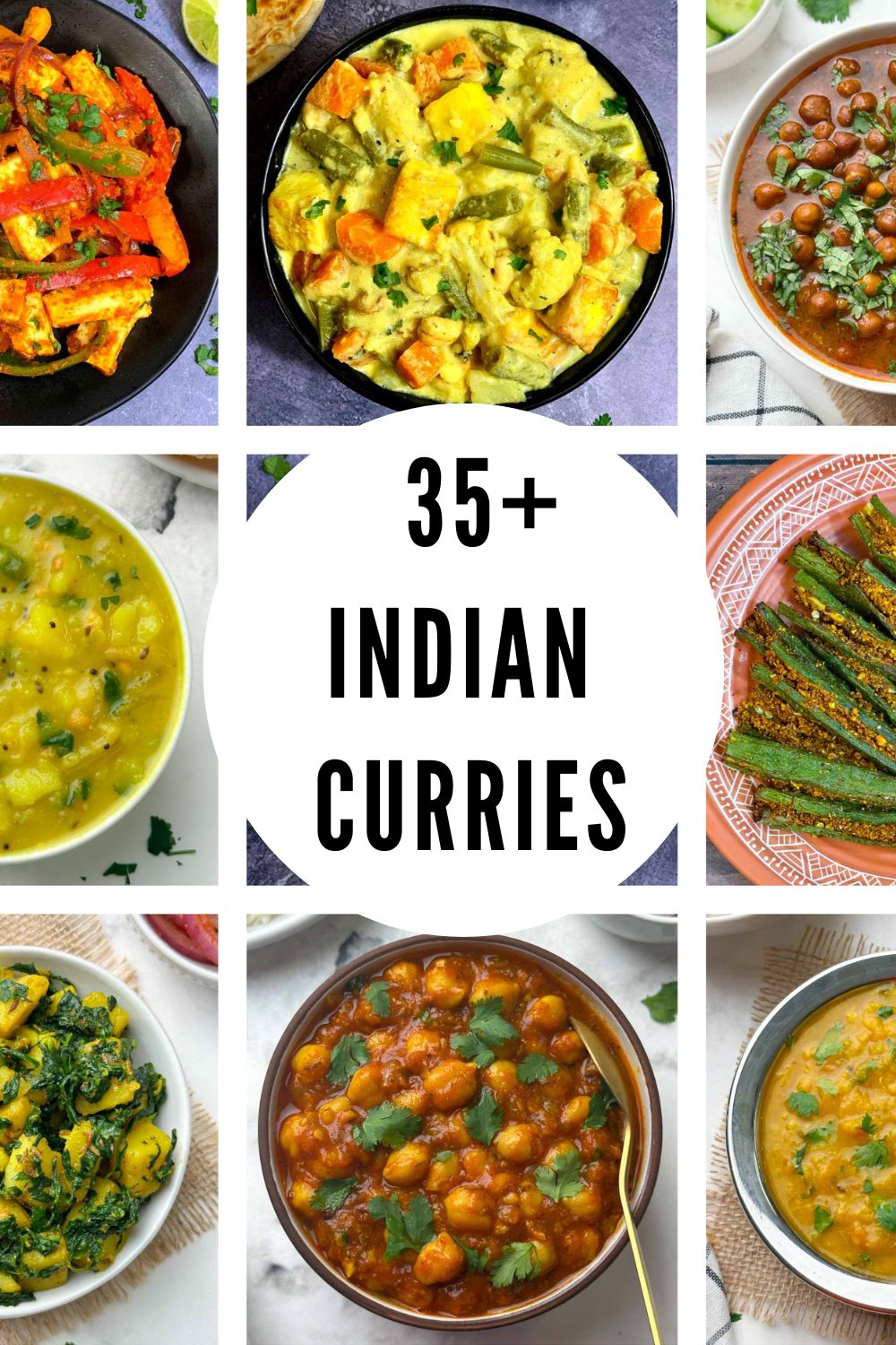 best indian curries collage for pinterest