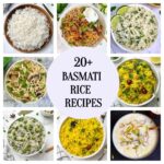 basmati rice recipes collage