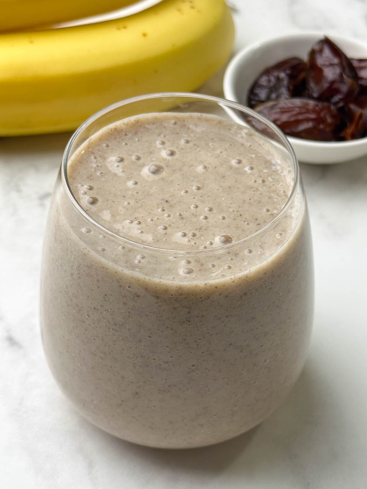 date shake served in 1 glass