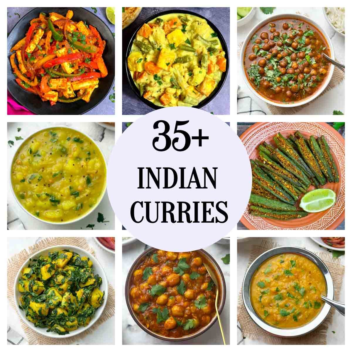 best indian curries collage