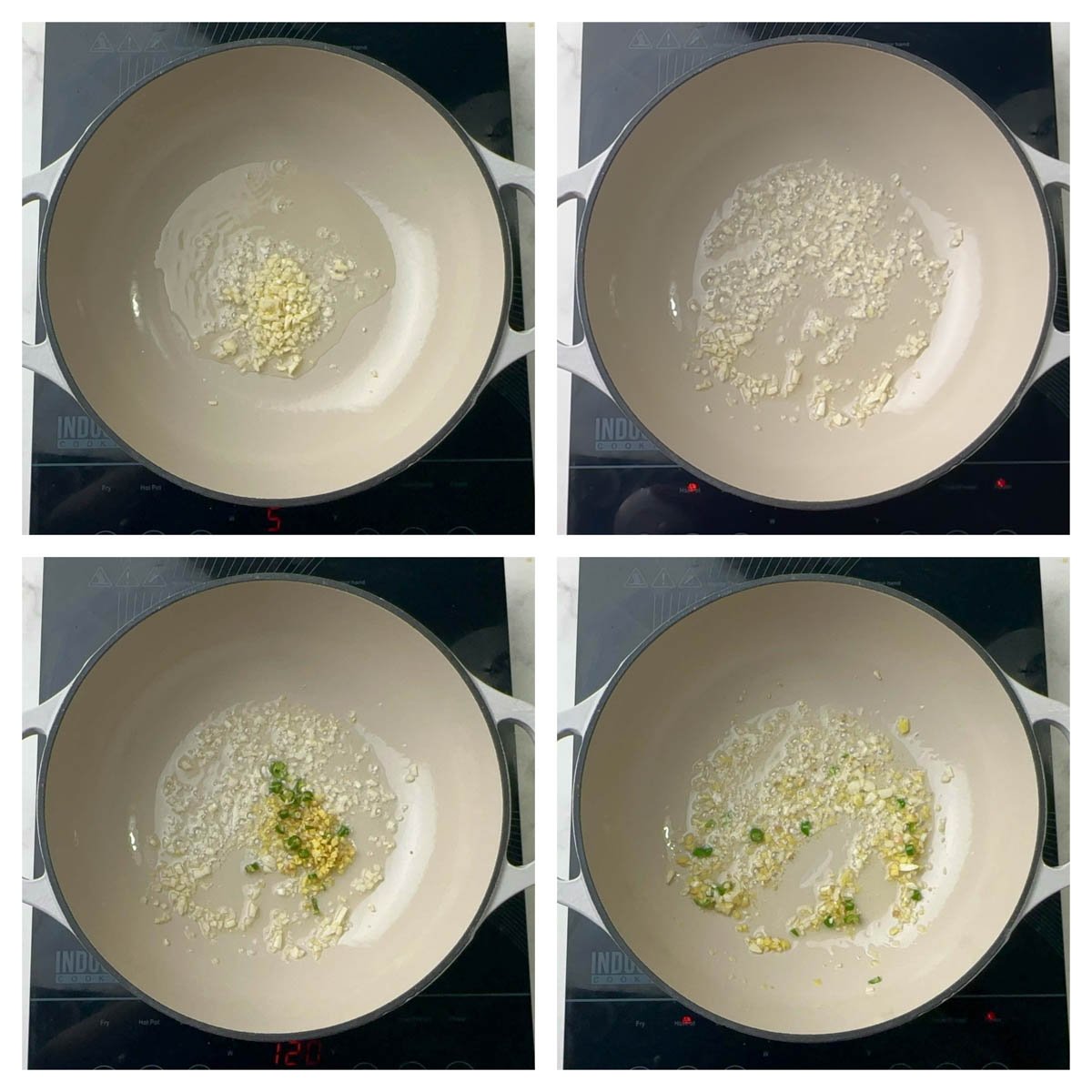 step to sauce ginger garlic collage