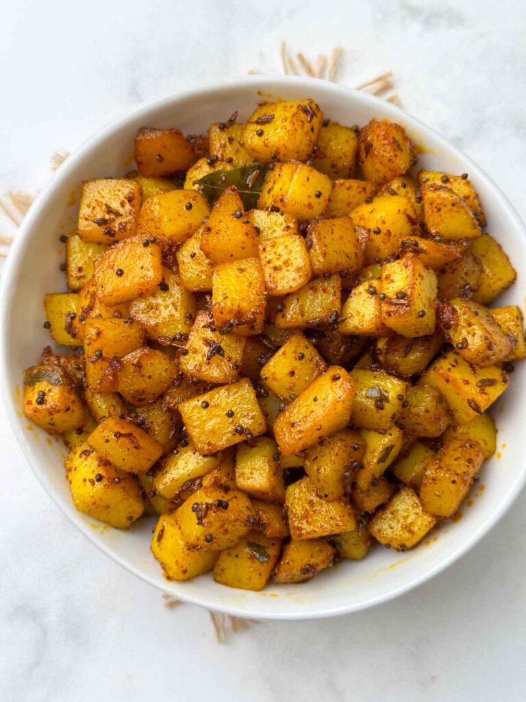 Potato Fry Recipe (Aloo Fry) - Indian Veggie Delight