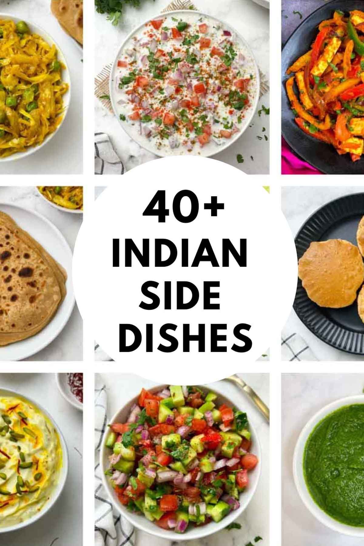 pinterest indian side dishes collage