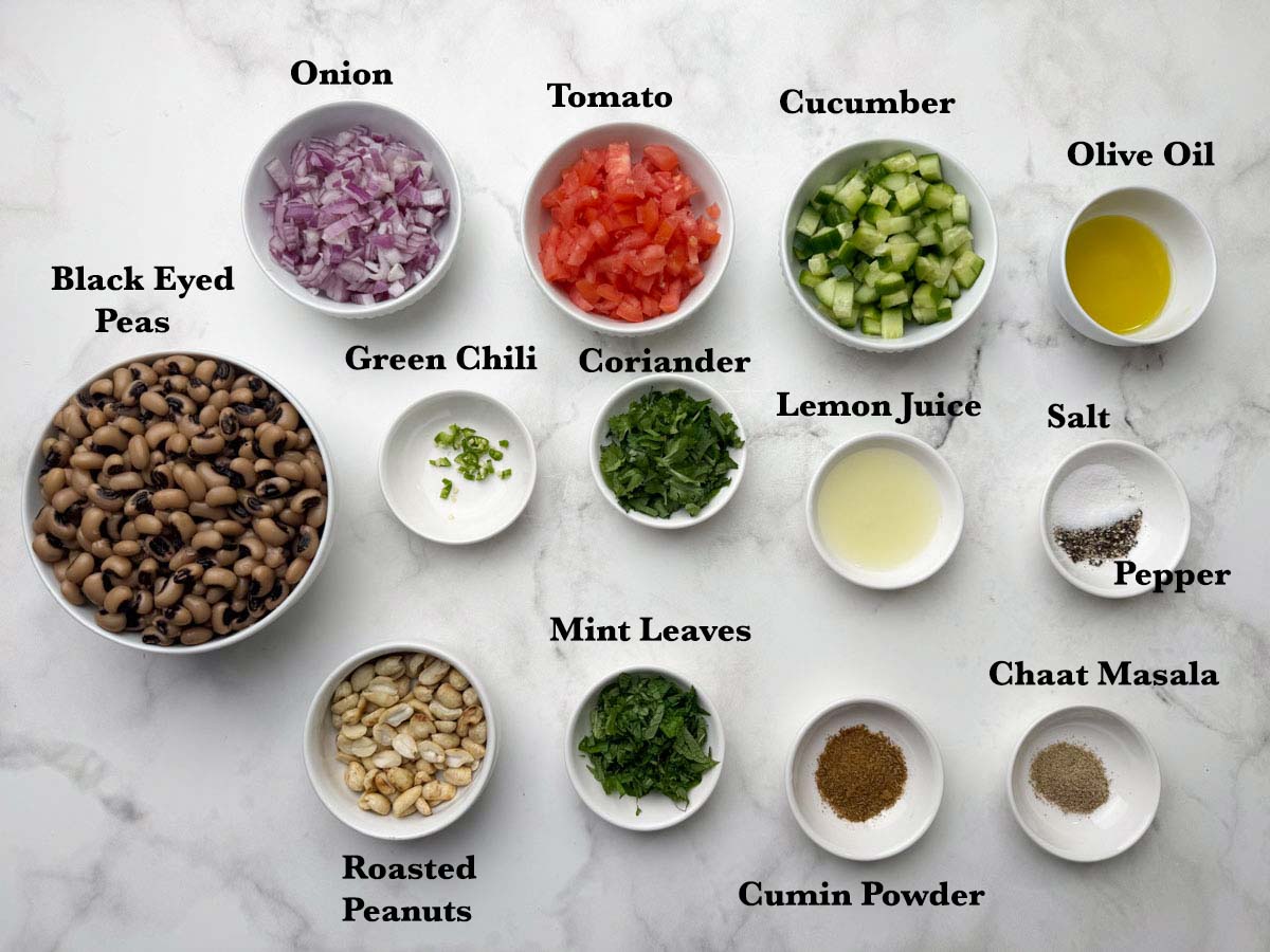 black eyed peas salad ingredients