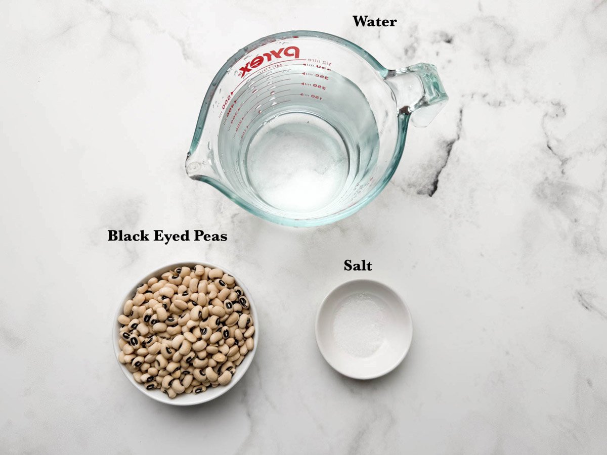 instant pot black eyed peas ingredients