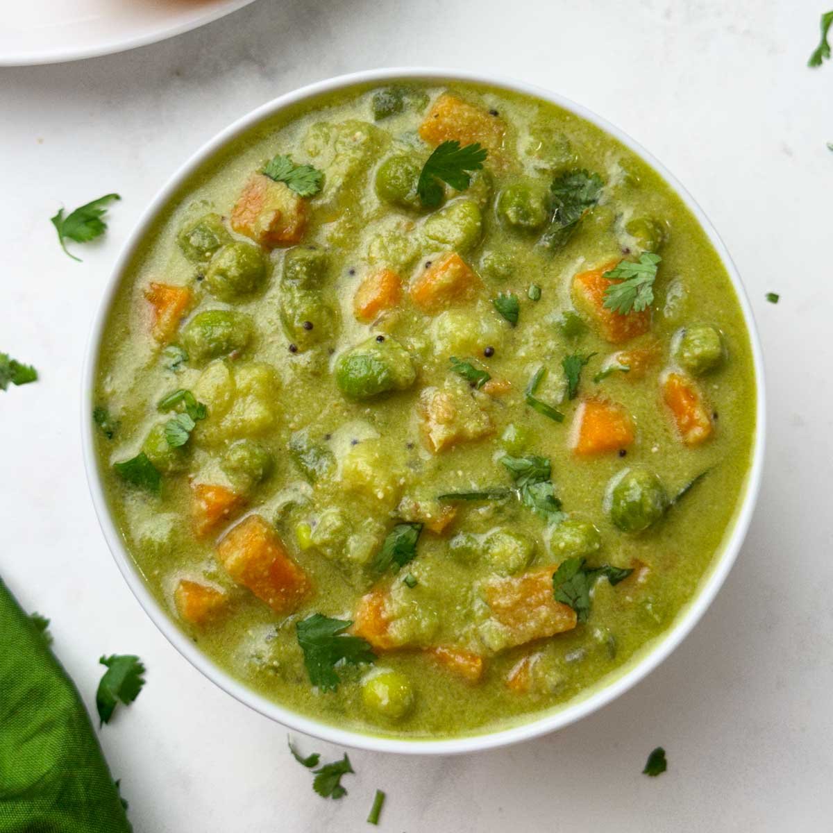 karnataka style vegetable sagu served in a bowl