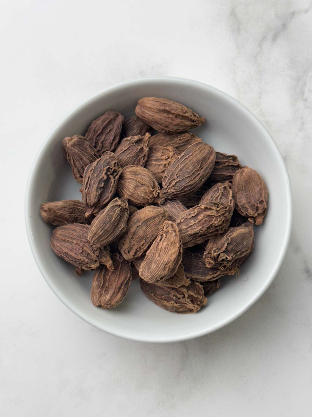 Black Cardamom in a bowl