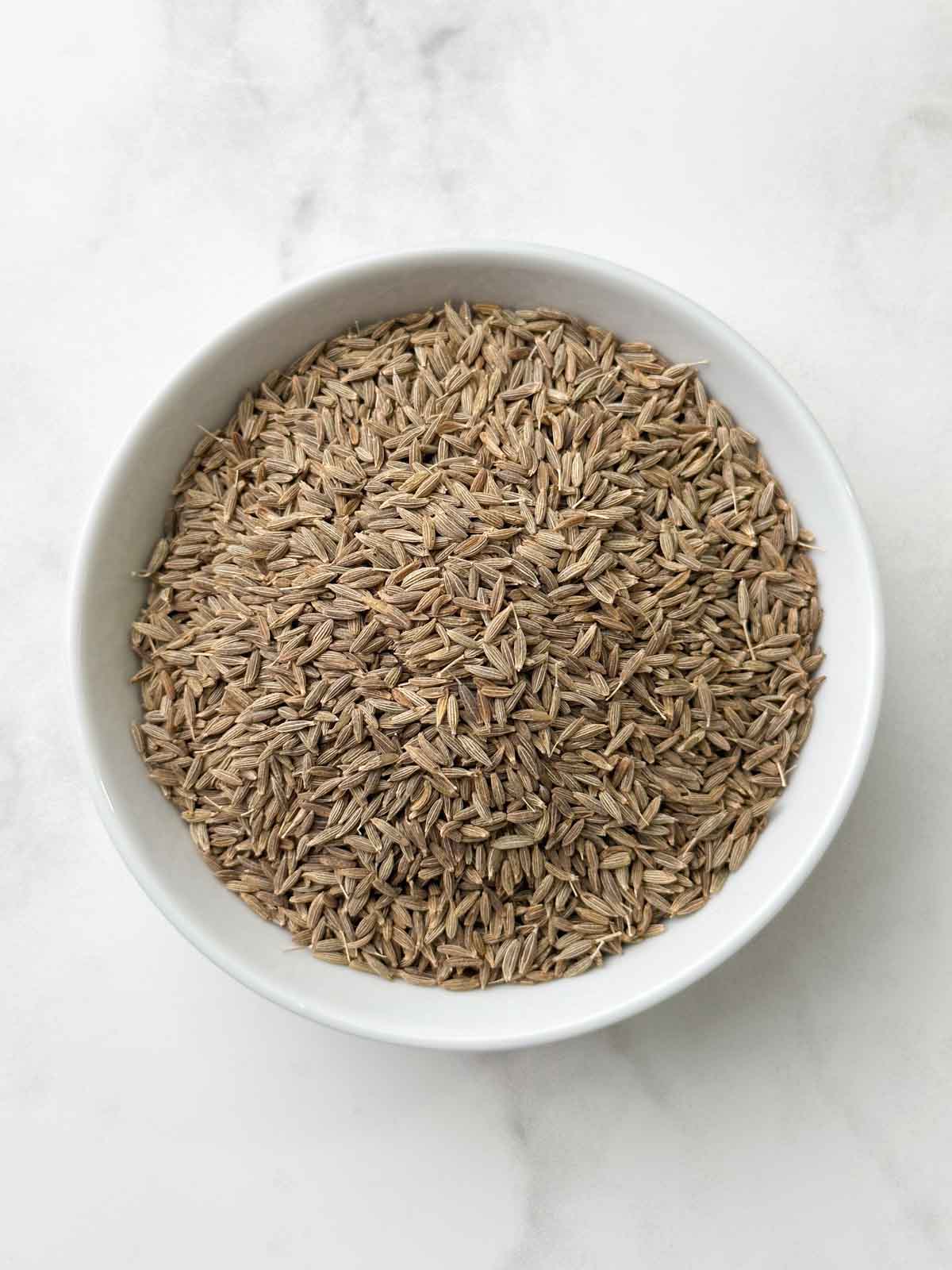 Cumin Seeds (Jeera) in a bowl