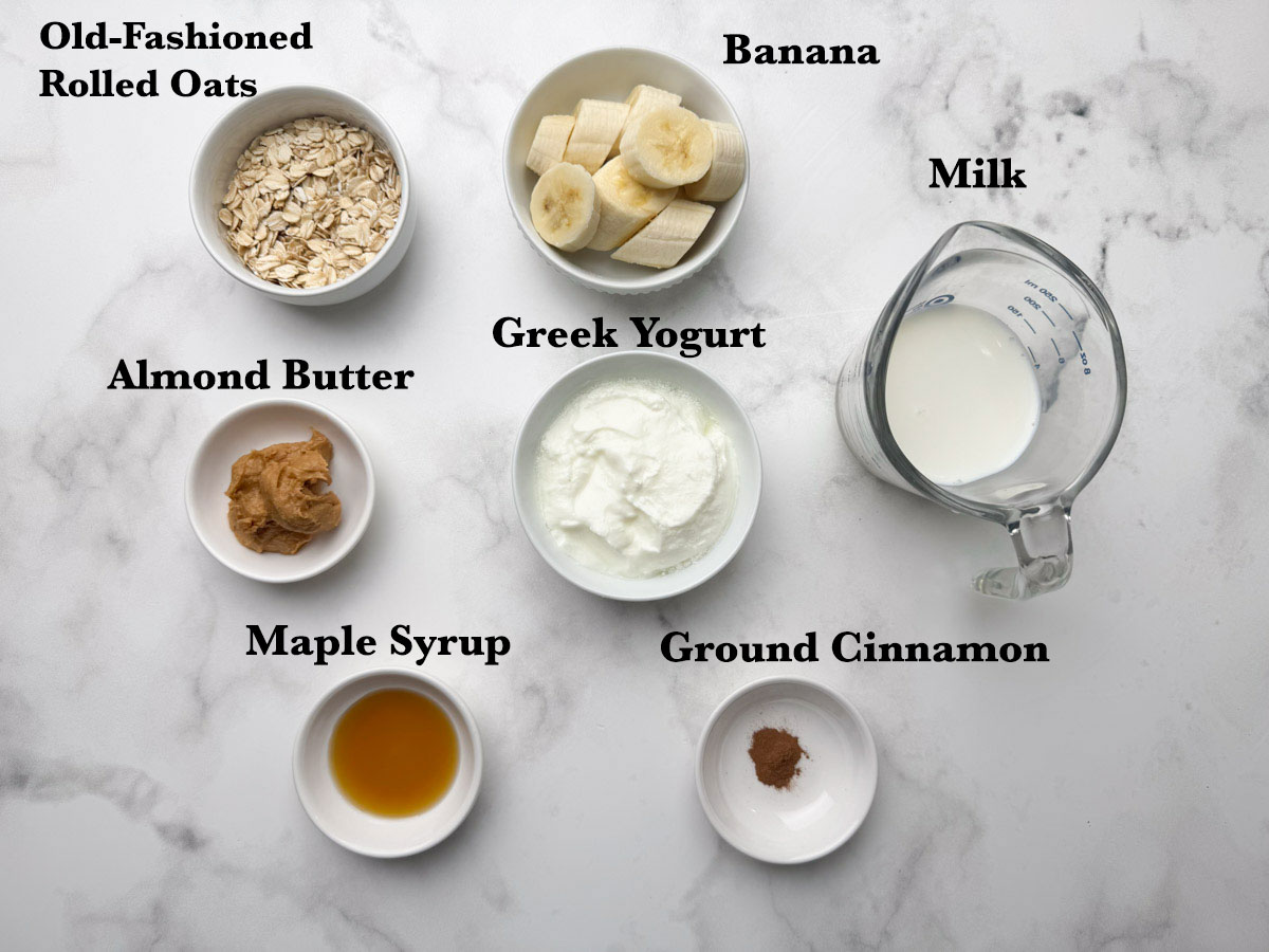 oats smoothie ingredients