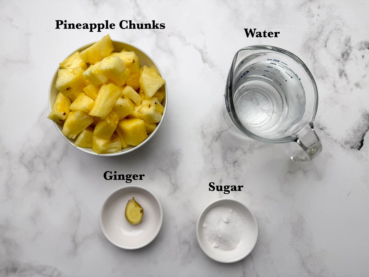 pineapple juice ingredients