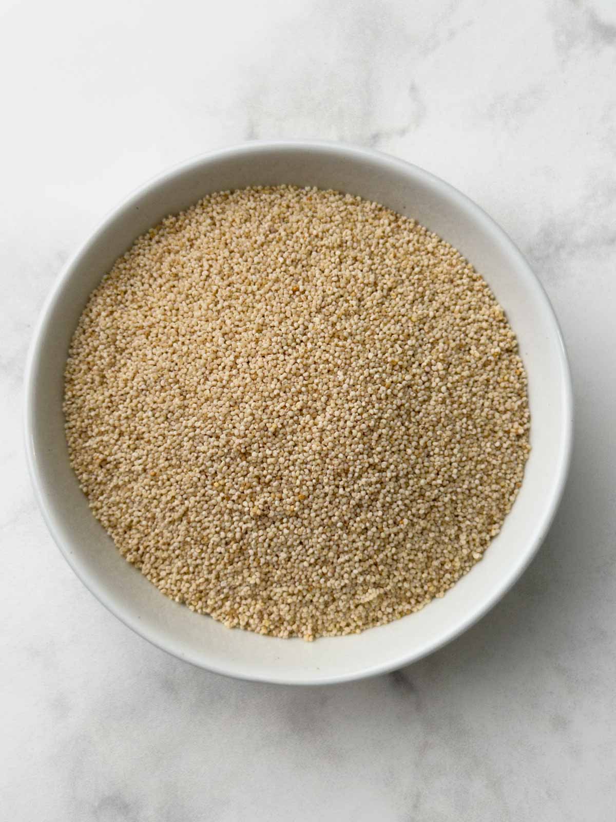 Poppy Seeds in a bowl