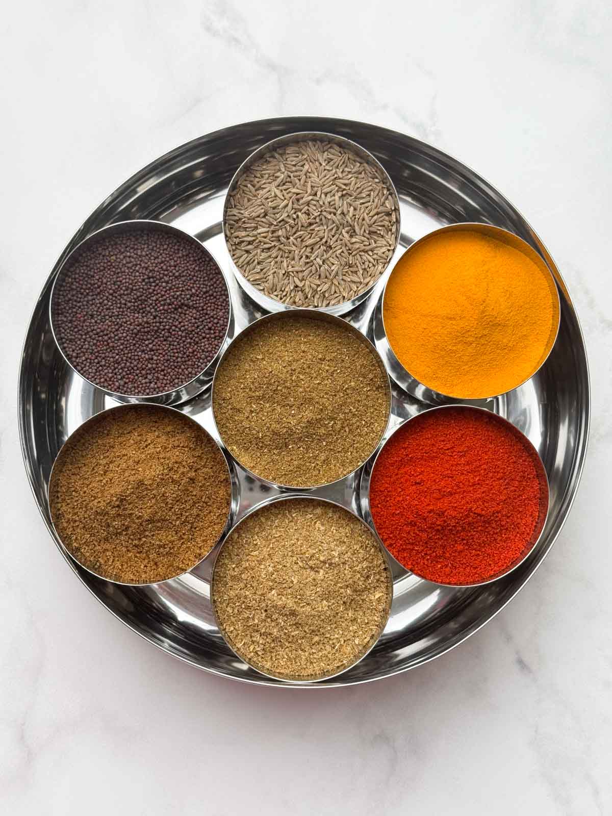 indian steel spice dabba