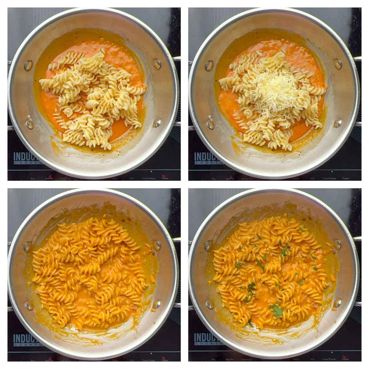 Add cooked pasta, cheese and cook till its done collage.